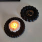 Black Bubble Coasters