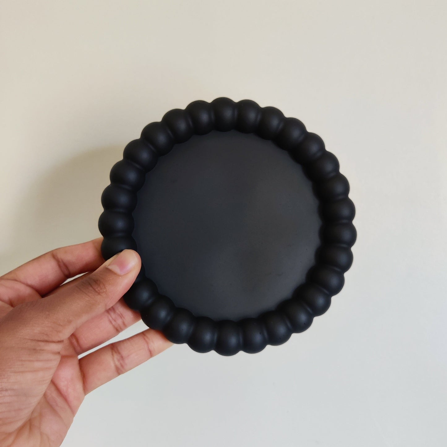 Black Bubble Coasters