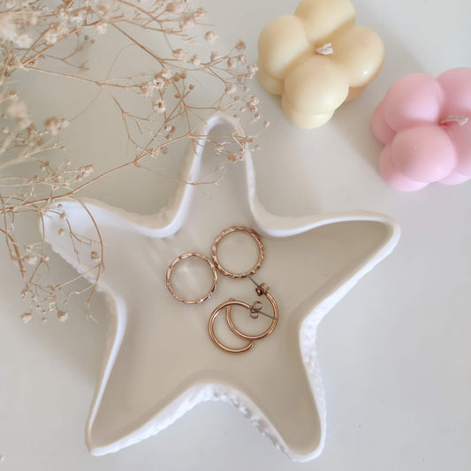 White Starfish Tray