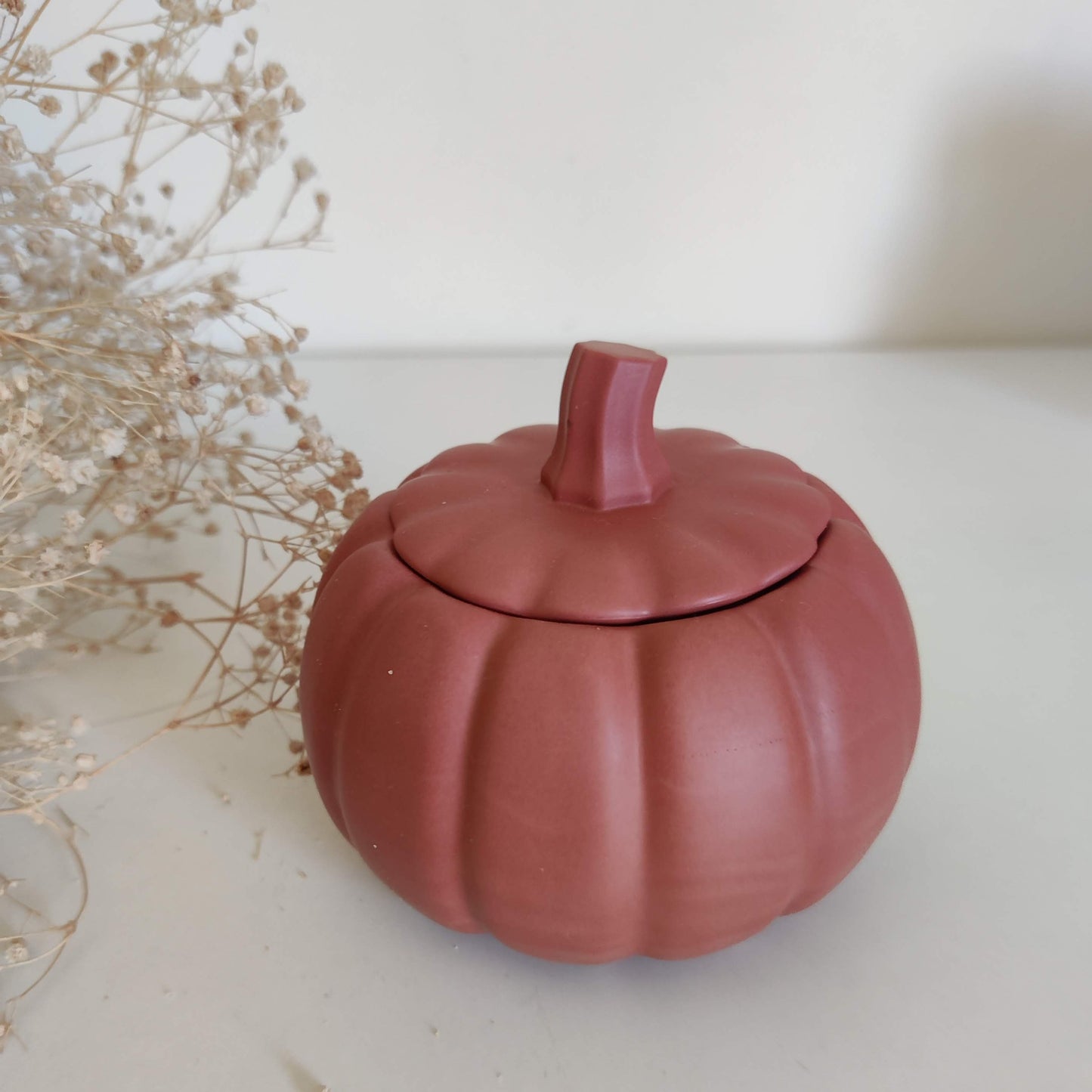 Terracotta Pumpkin Jar