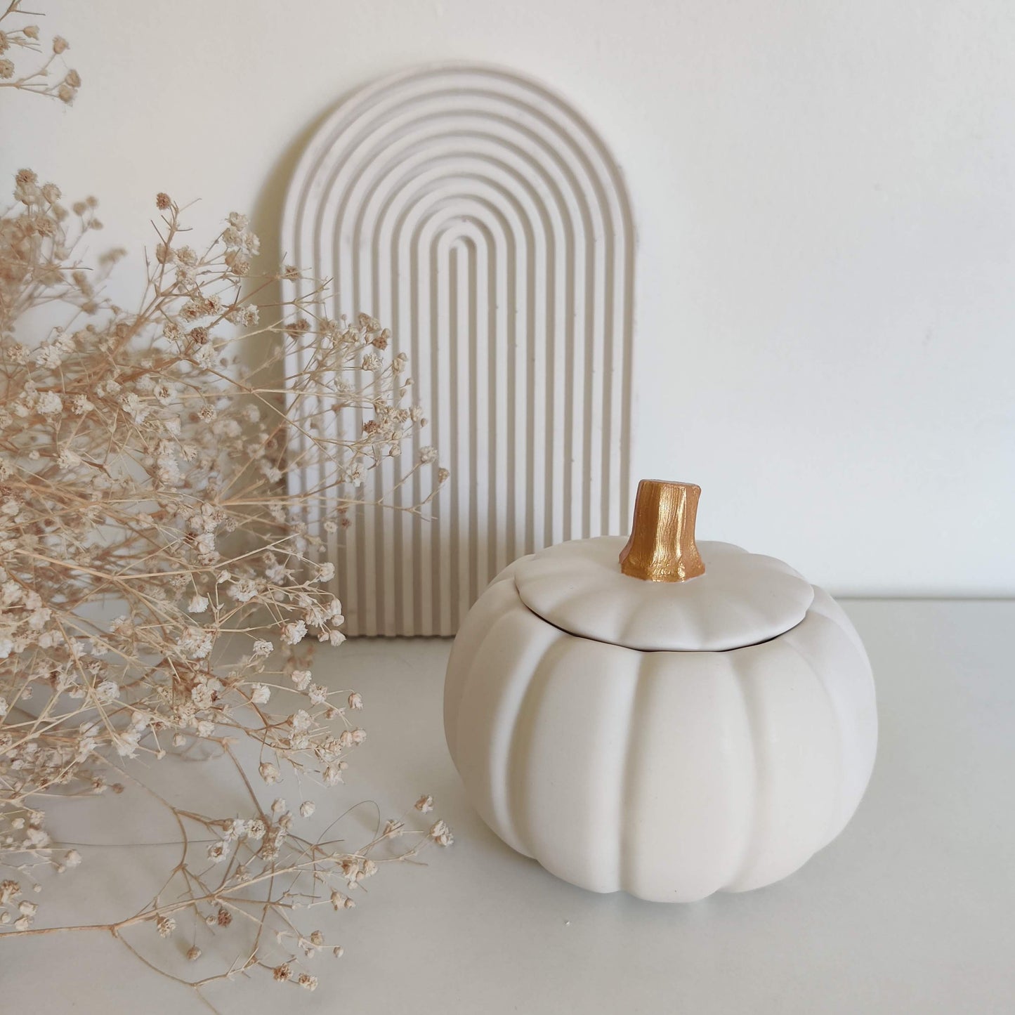 White Pumpkin Jar