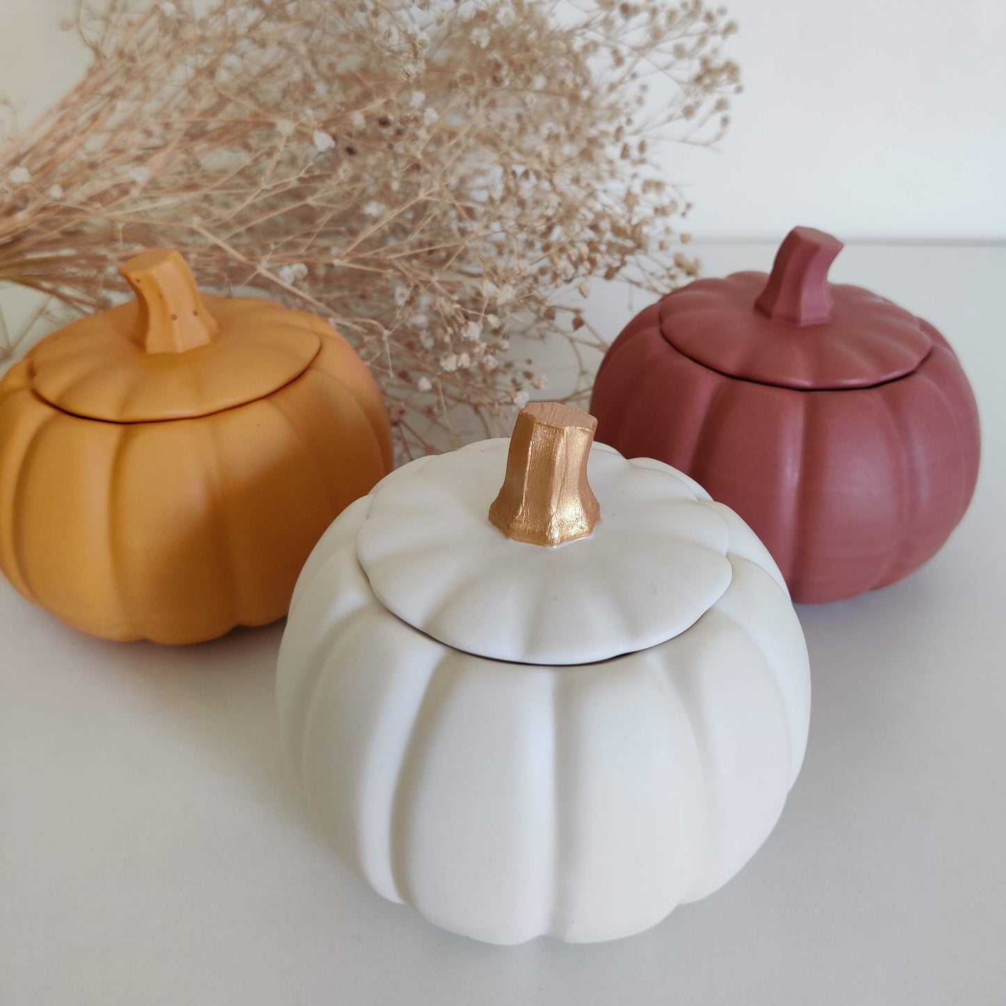 White Pumpkin Jar