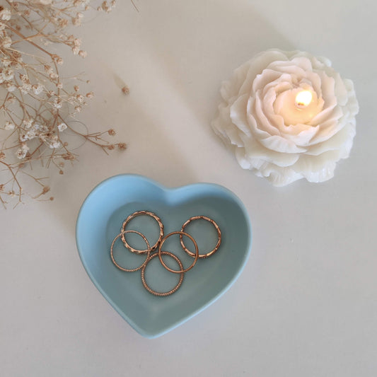 Blue Heart Trinket Tray