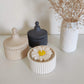 Daisy Ribbed Jar Candle