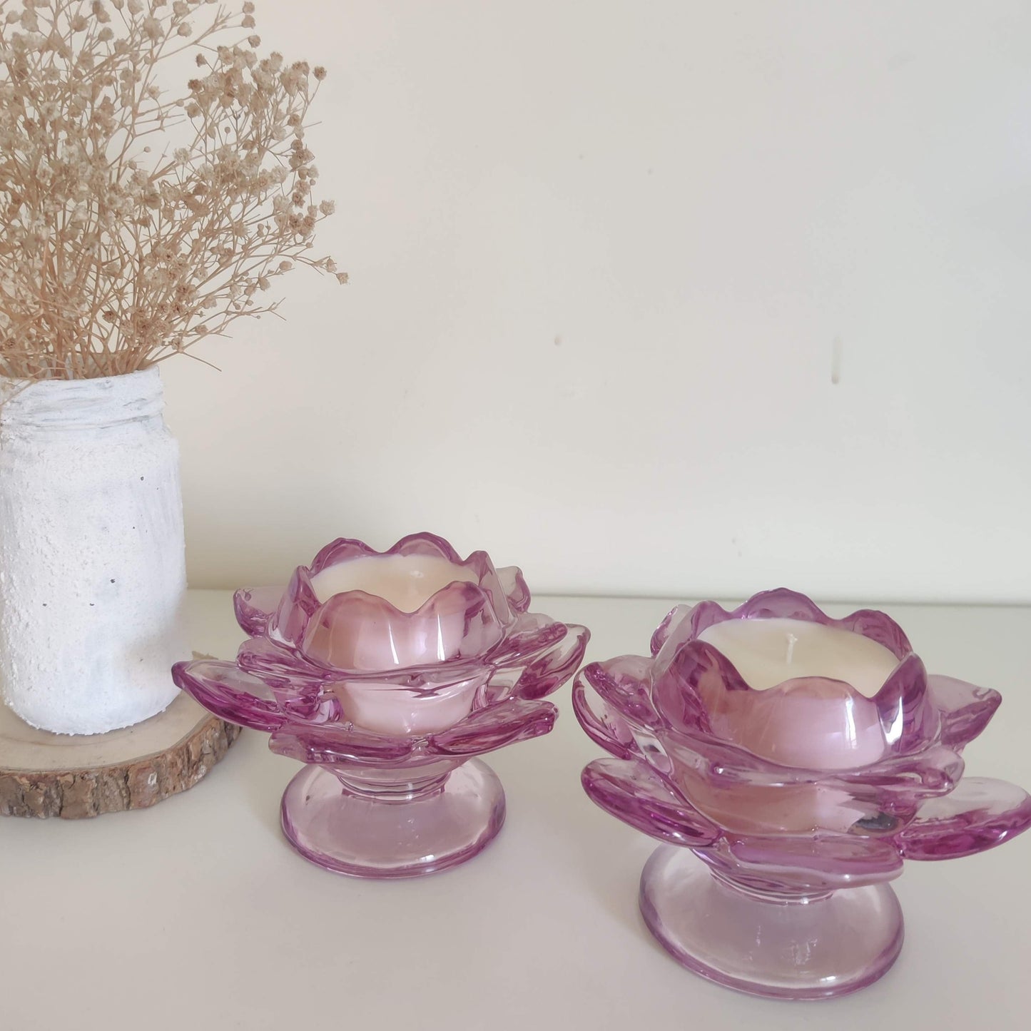 Flower Jar Candle