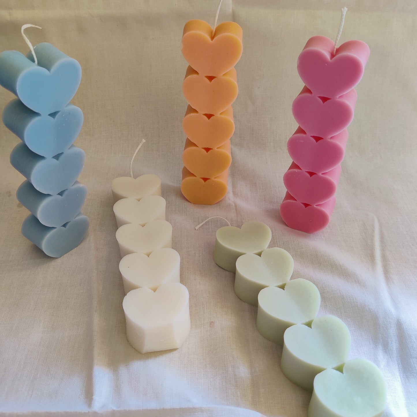 Heart Pillar Candle