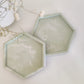 Sage Marbel Coasters