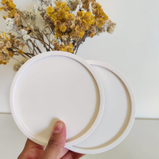 White Coasters