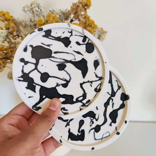 Black Splash Coasters