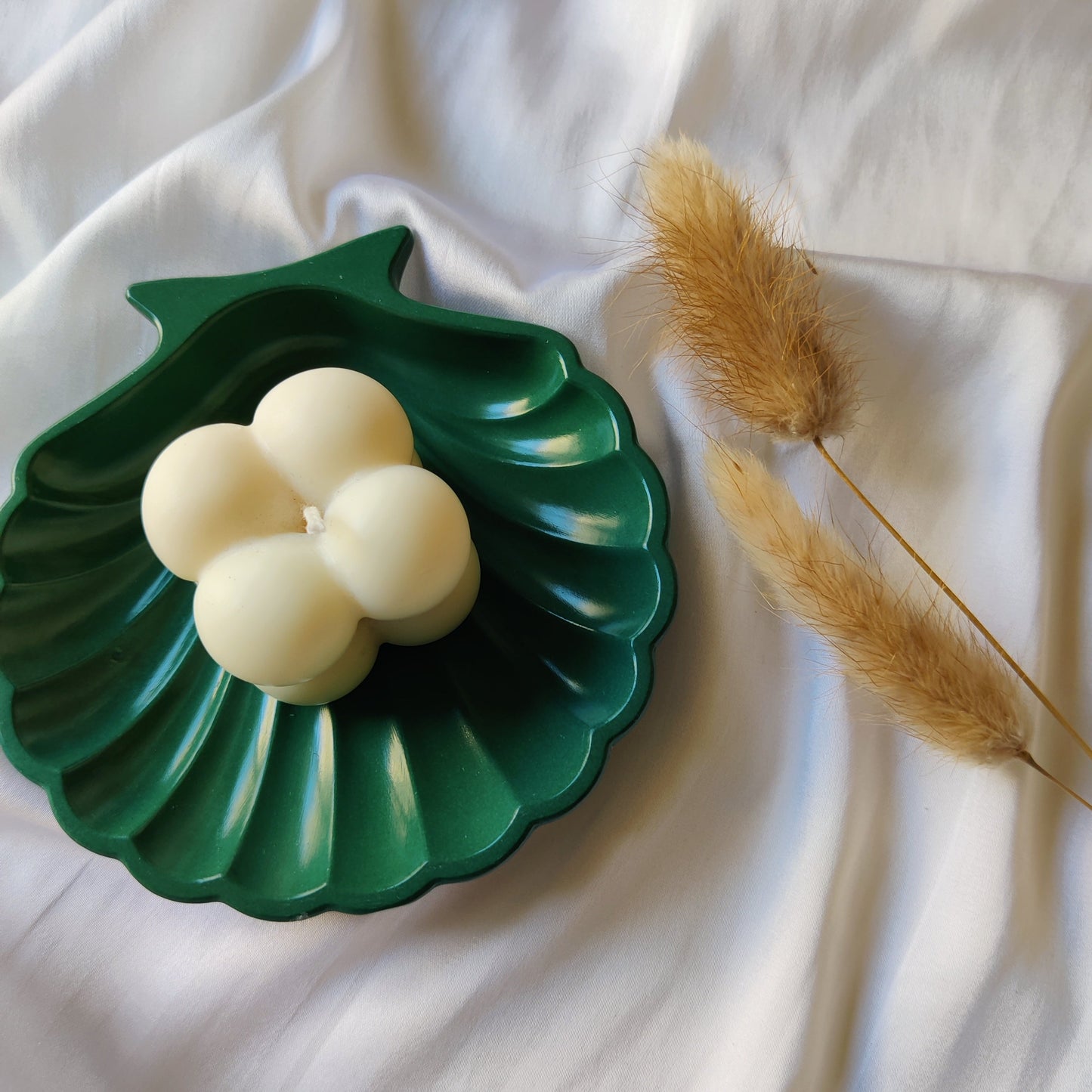 Emerald Green Shell Dish