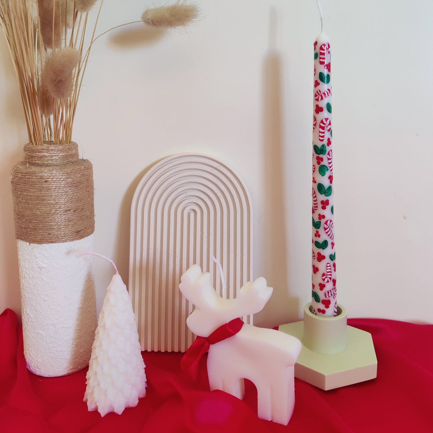 Reindeer Candle