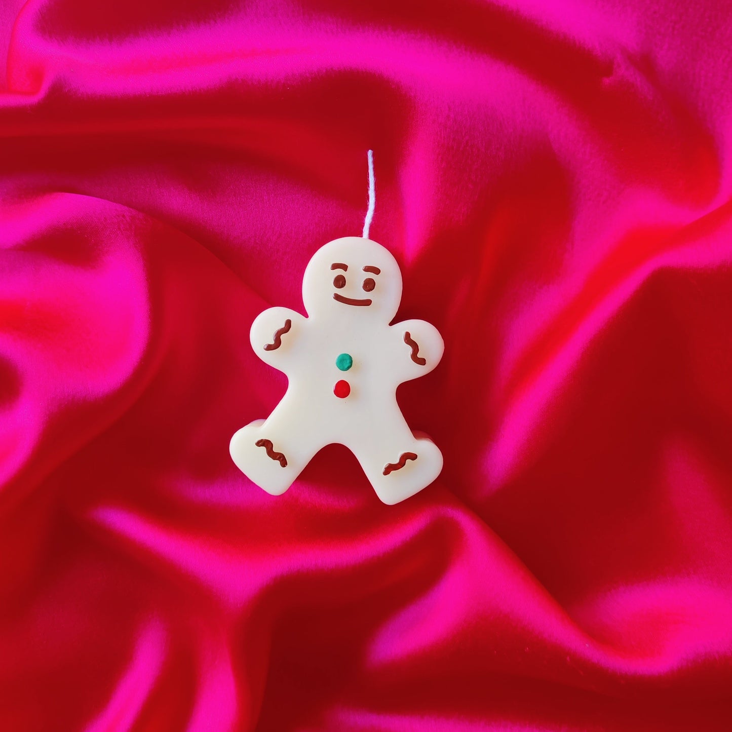 Gingerbread Man Candle