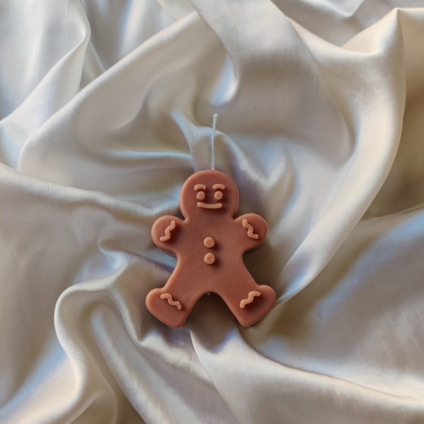 Gingerbread Man Candle