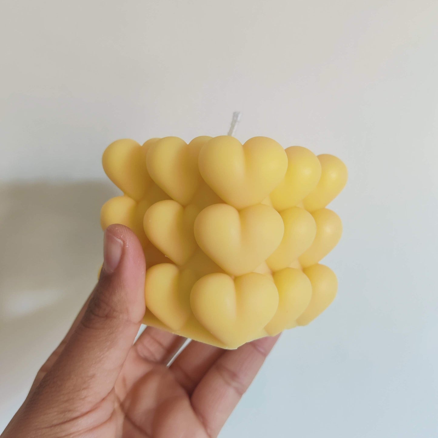 Heart Bubble Candle