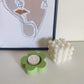 Sage Flower Tealight Candle Holder